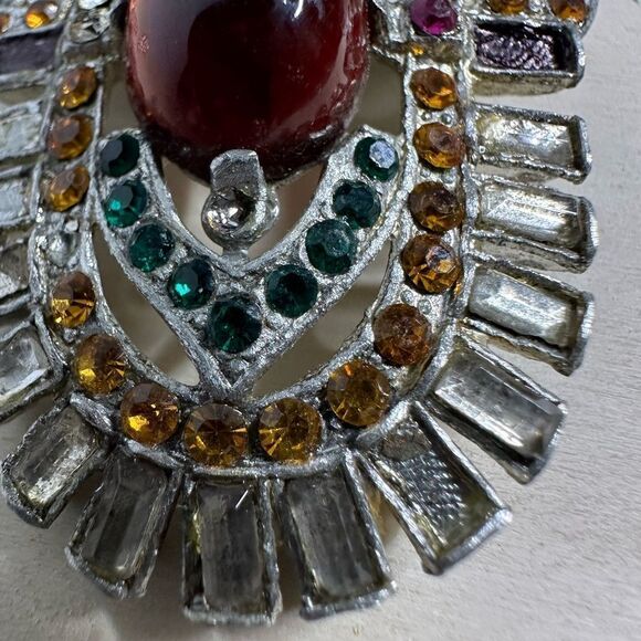 Vintage Art Deco Era Exquisite Detailed As Is Brooch - Picture 9 of 10